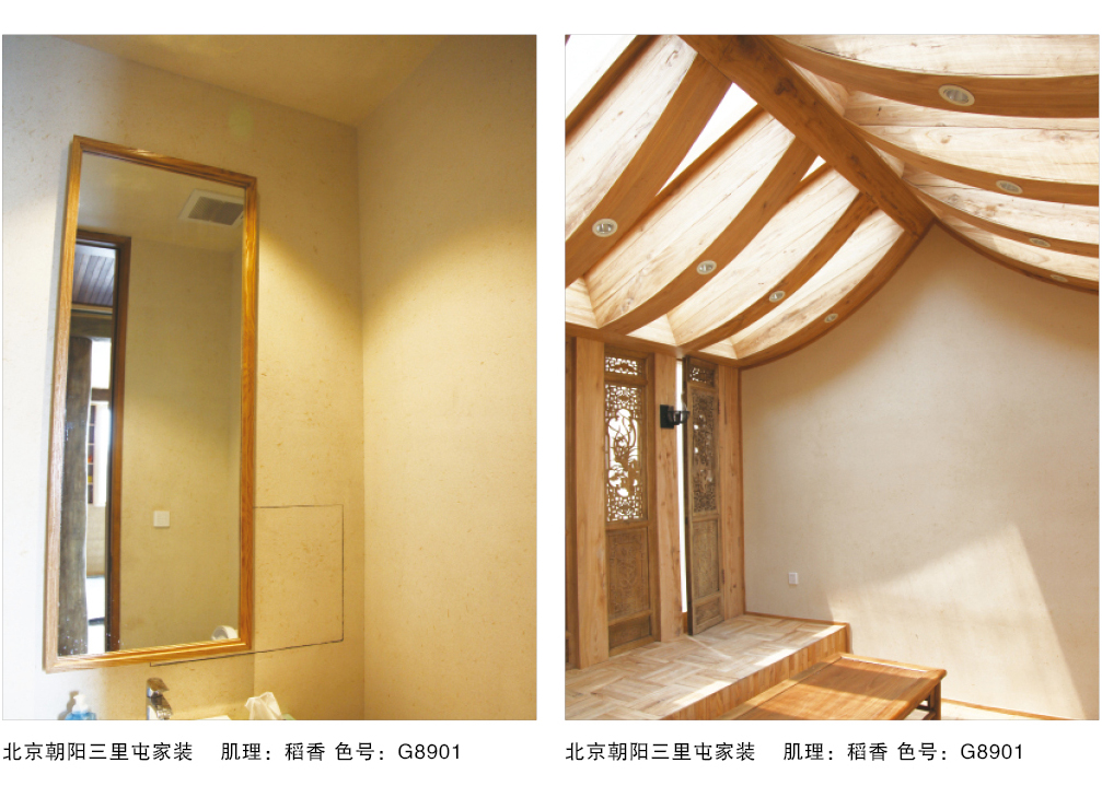 泰斯特素米礫灰泥G830/G890系列產品典型案例北京朝陽三里屯家裝
