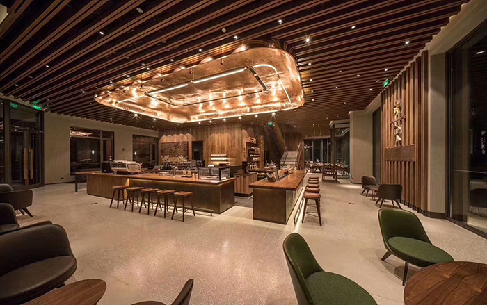 北京前門星巴克旗艦店泰斯特灰泥打造