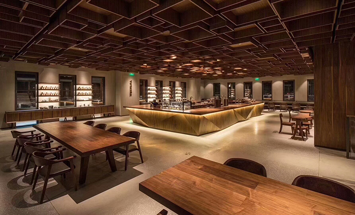 北京前門星巴克旗艦店泰斯特灰泥打造